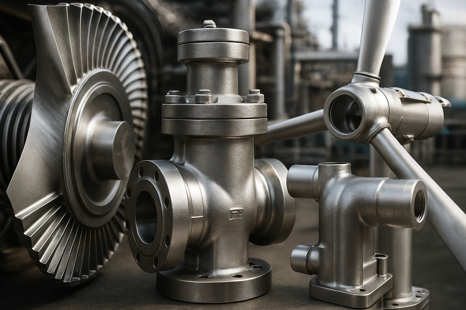 Energy sector stainless steel parts