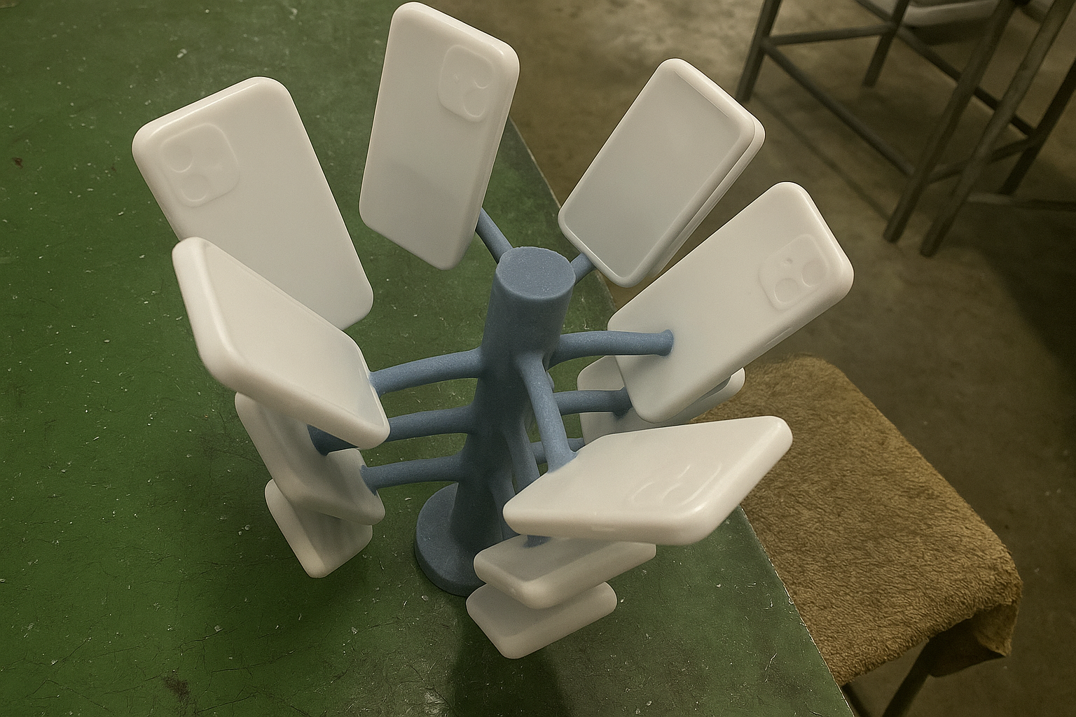 Wax pattern assembly and tree formation