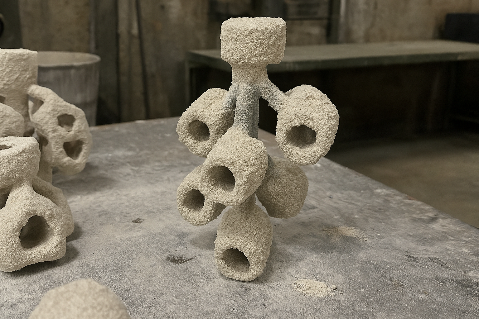 Ceramic shell building process