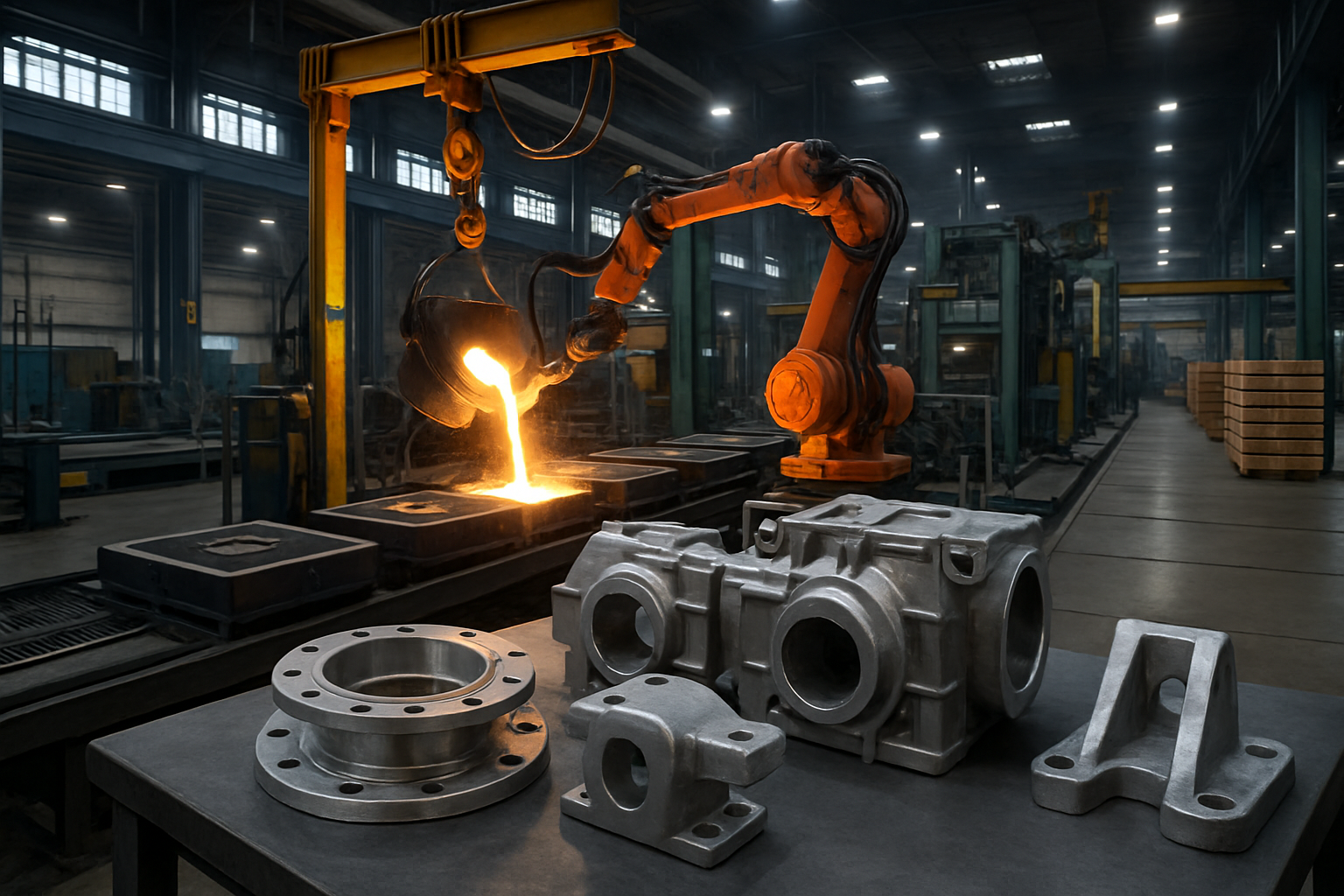 Custom Metal Casting Production